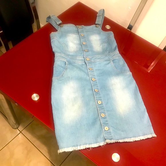 Overall Denim Skirt - Picture 4 of 4
